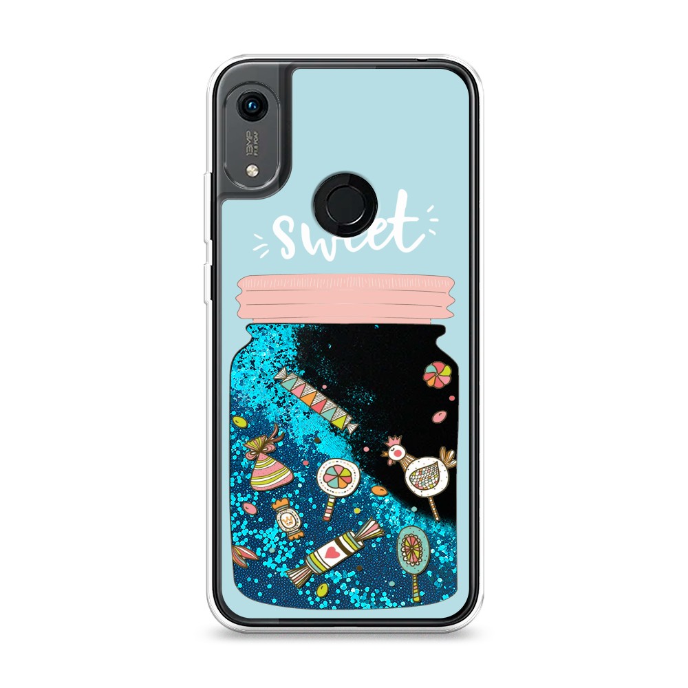 

Чехол Awog на Honor 8A/8A Pro/Huawei Y6s/Y6 2019 "Конфетки в банке", Разноцветный, 68793-1