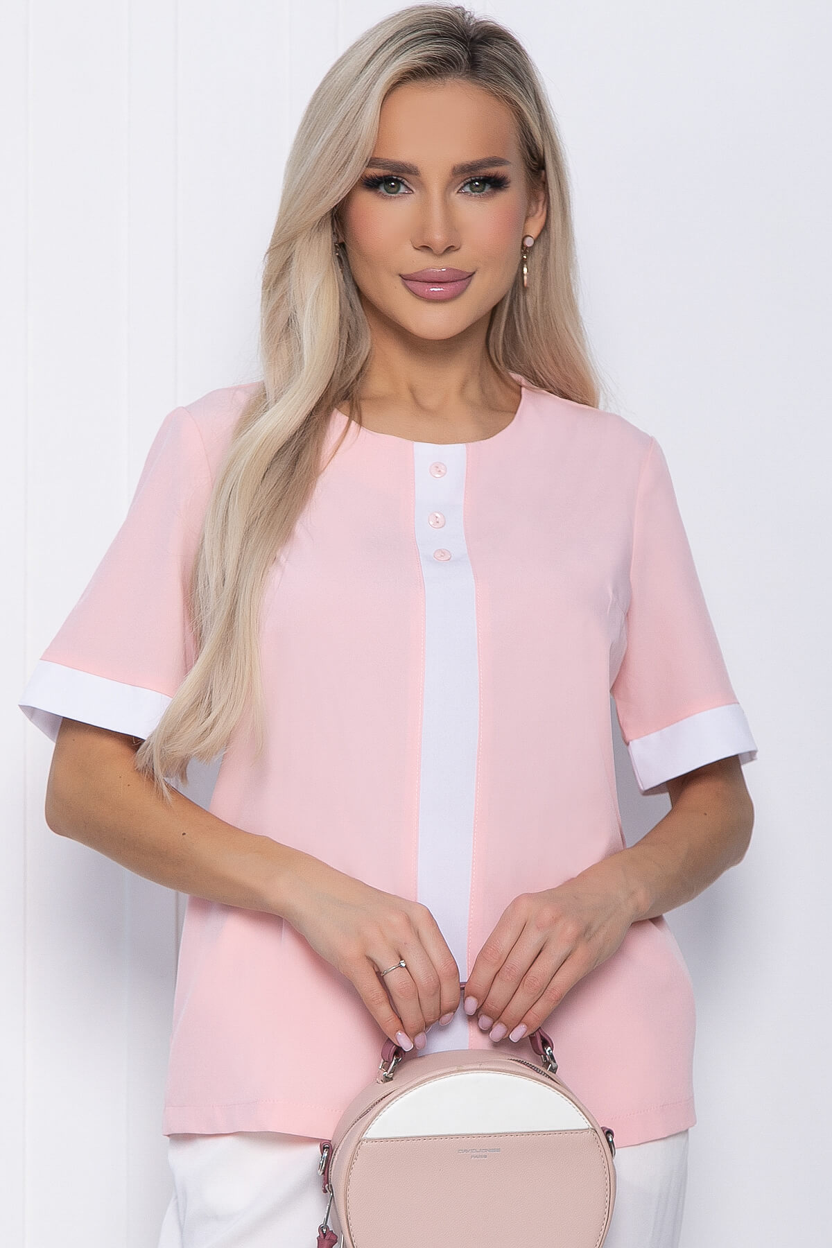 

Блуза женская LT Collection Амара розовая 46 RU, Розовый, Амара