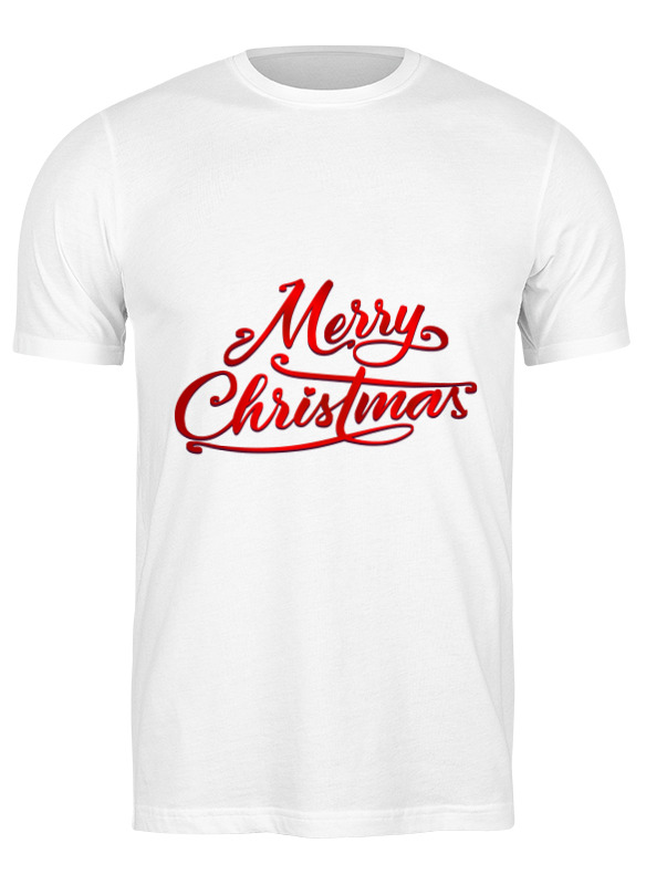 

Футболка мужская Printio Merry christmas белая 3XL, Белый, Merry christmas