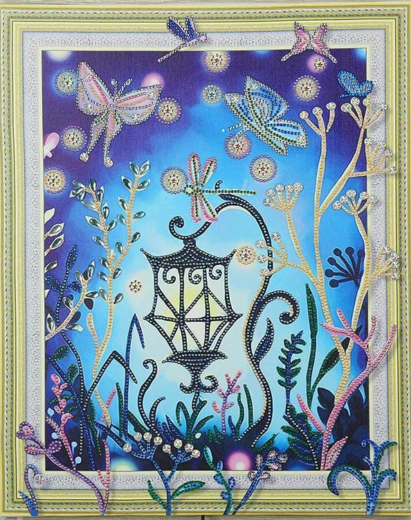 фото Алмазная вышивка 5d painting diamond «волшебный фонарь»