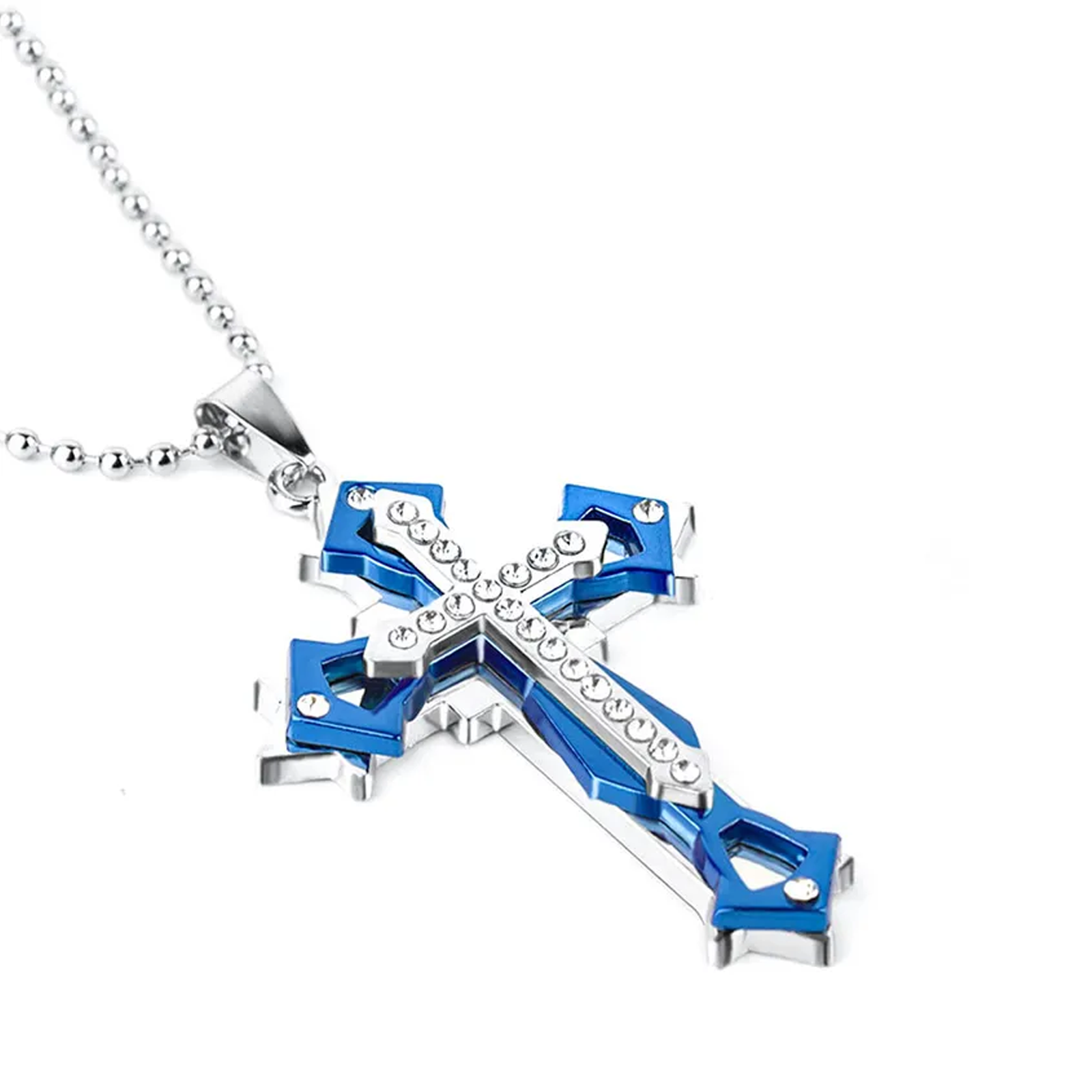 

Колье из бижутерного сплава 40 см DESIGNER JEWERLY Крест, Крест