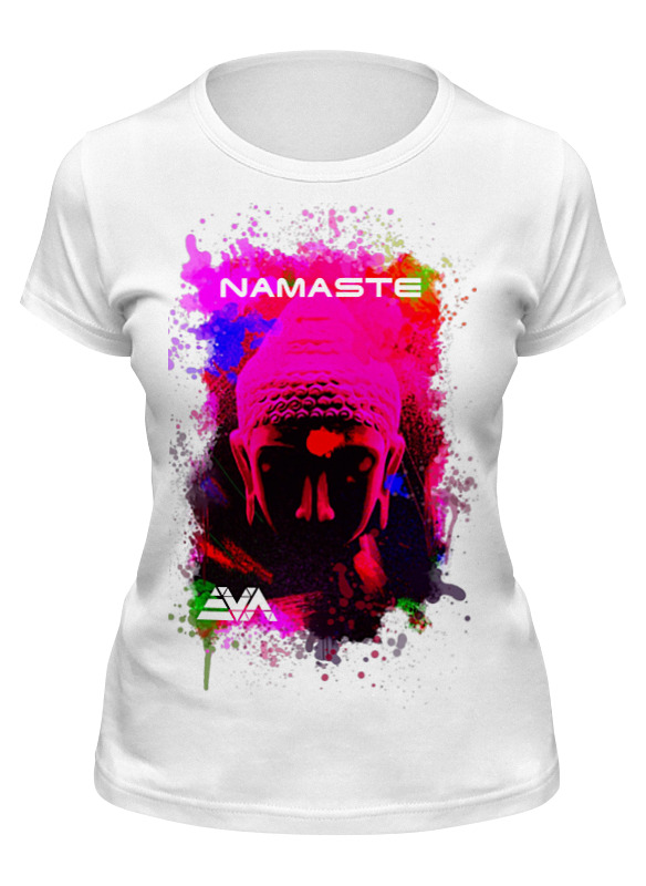 

Футболка женская Printio Арт будда белая L, Белый, Арт будда