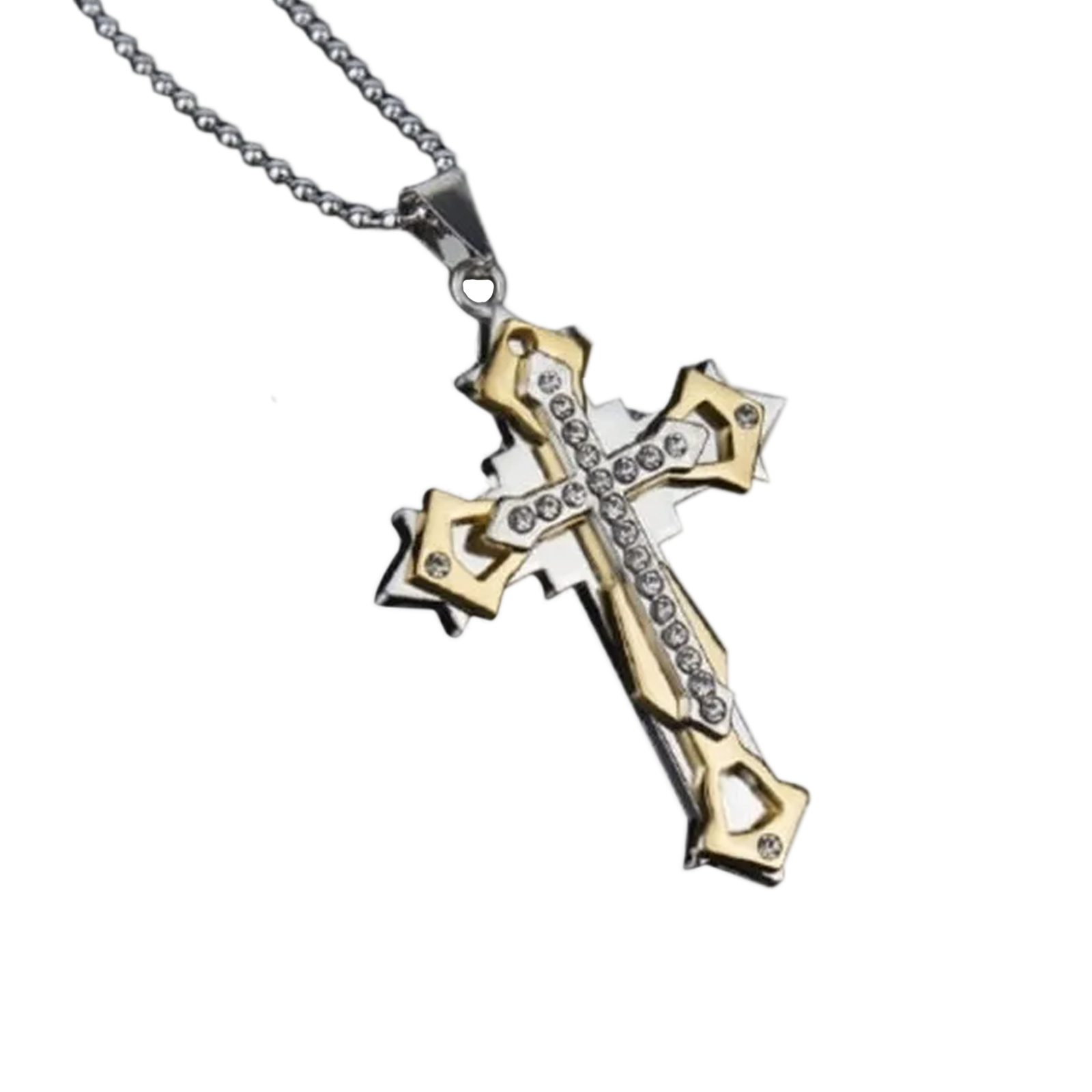 

Колье из бижутерного сплава 40 см DESIGNER JEWERLY Крест, Крест