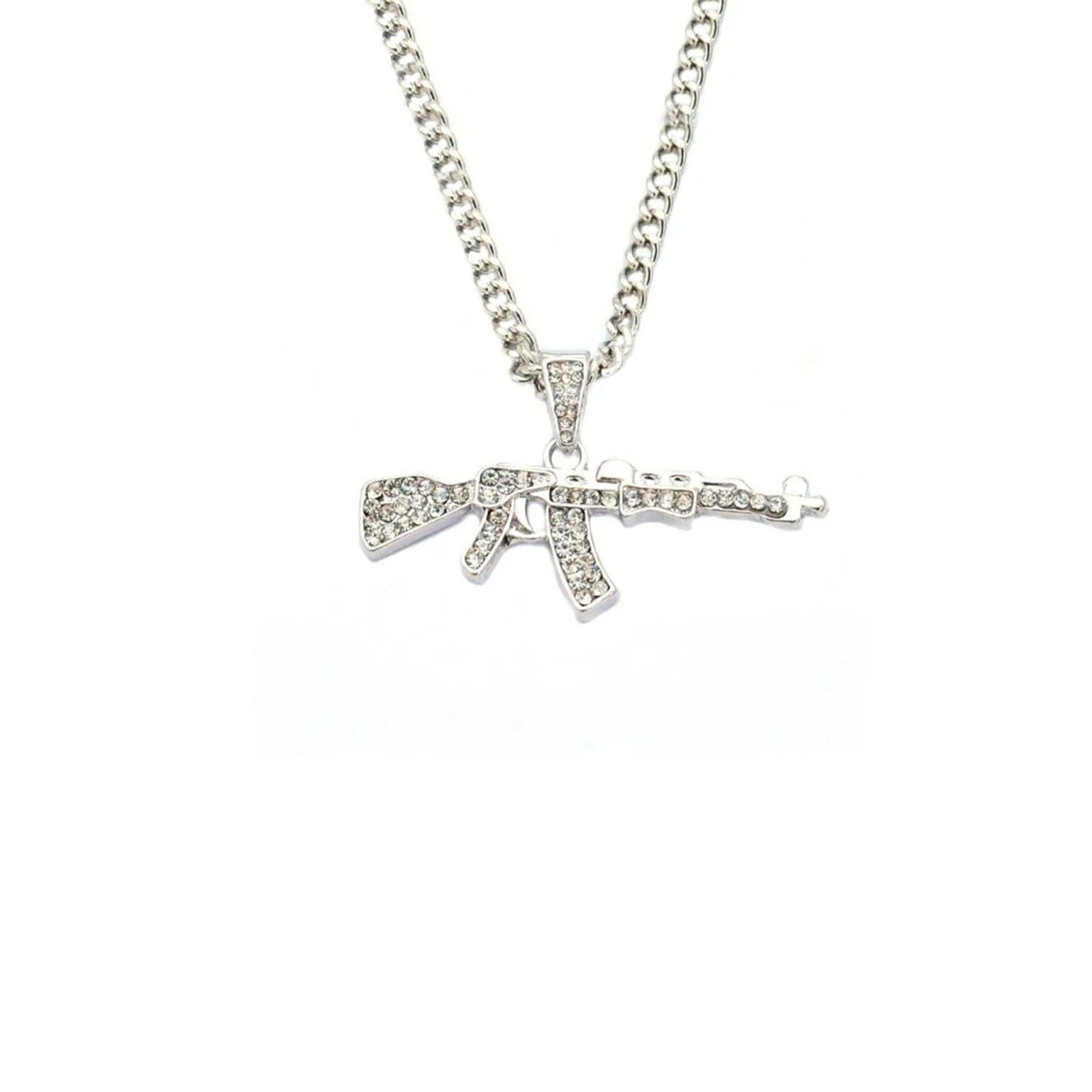 

Колье из бижутерного сплава с кристаллами 40 см DESIGNER JEWERLY Оружие, Оружие