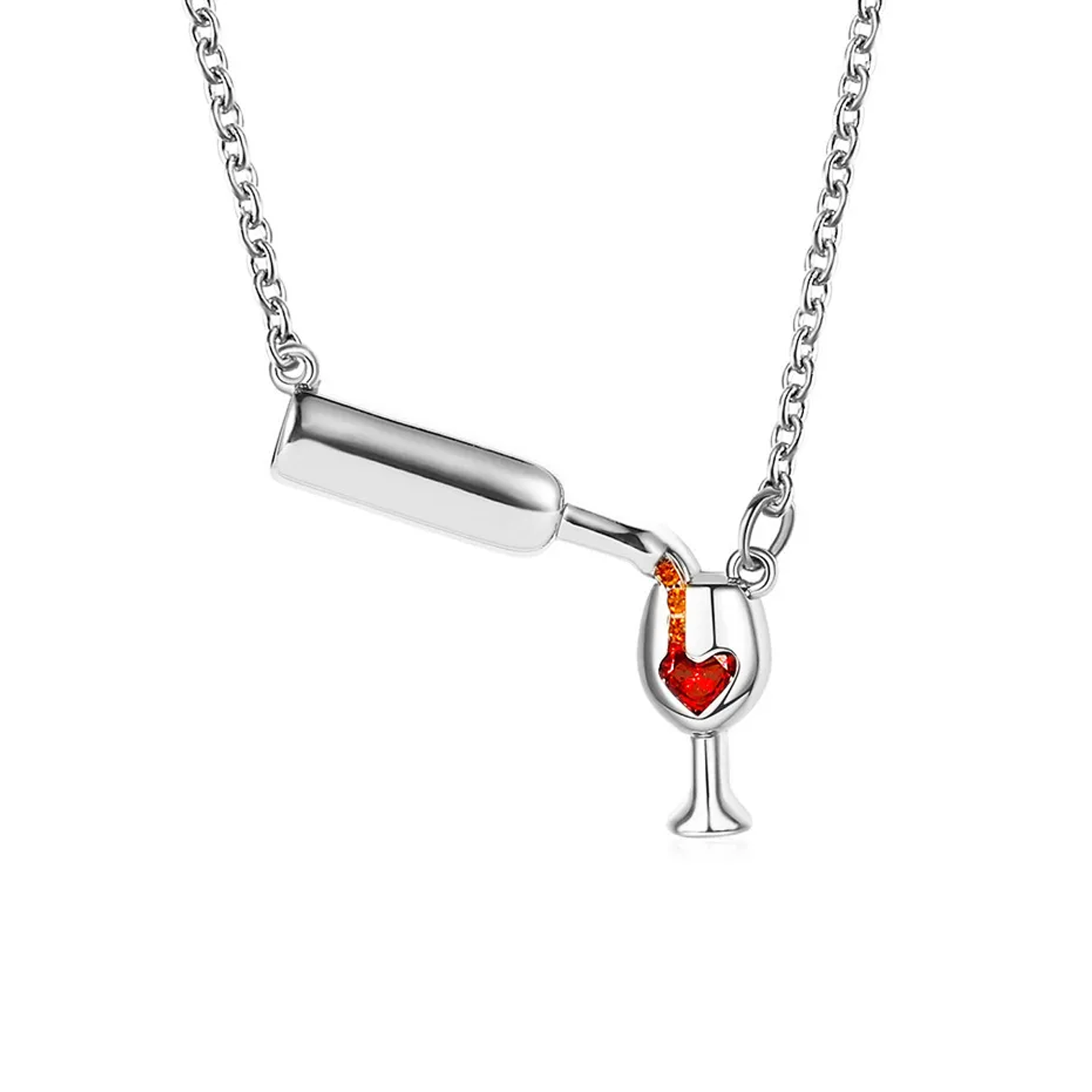

Колье из бижутерного сплава со стеклом 35 см DESIGNER JEWERLY Вино, Вино