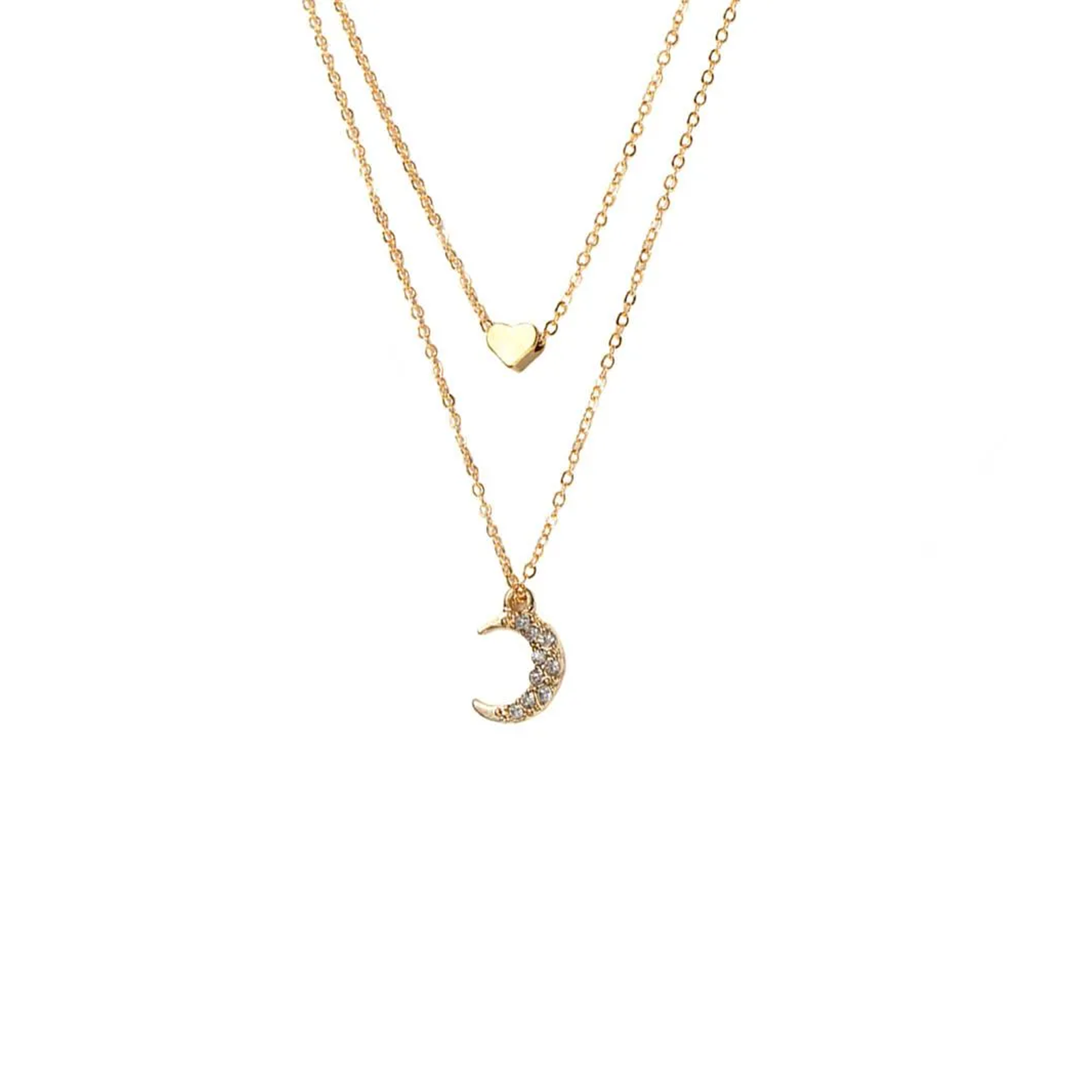 

Колье из бижутерного сплава с кристаллами 35 см DESIGNER JEWERLY Луна, Луна