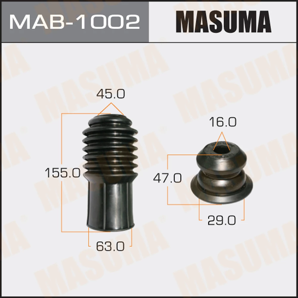 

Пыльник амортизатора с отбойником универсальный Masuma MAB-1002