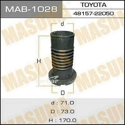 

Отбойник амортизатора Masuma MAD-1028