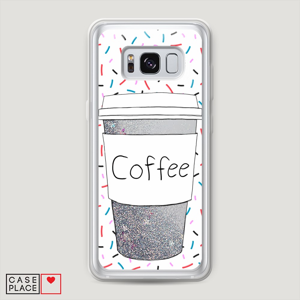 

Чехол Awog на Samsung Galaxy S8 "Coffee прозрачный стакан", Разноцветный, 24791-1