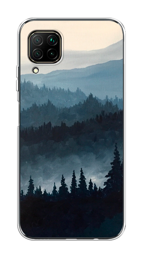 

Чехол Awog на Huawei Nova 7i "Туманные горы", Разноцветный, 611850-4