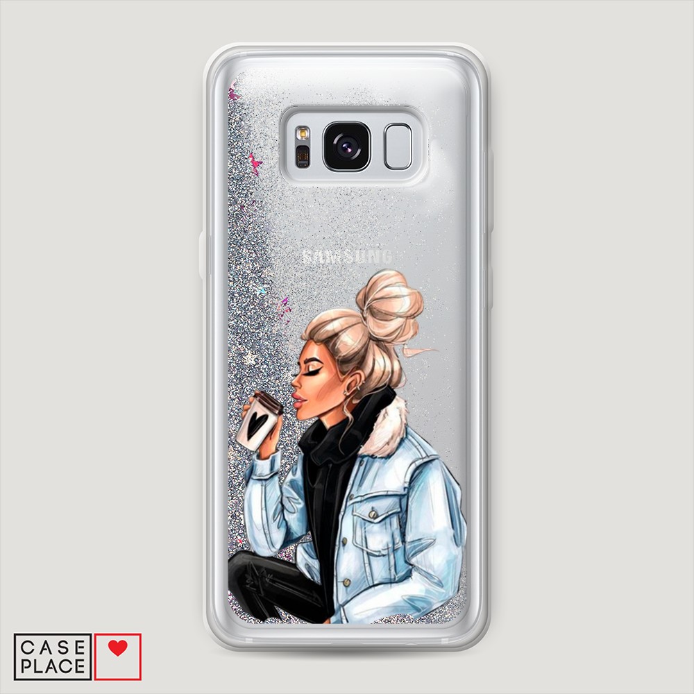 

Чехол Awog на Samsung Galaxy S8 "Cute girl", Разноцветный, 24791-1