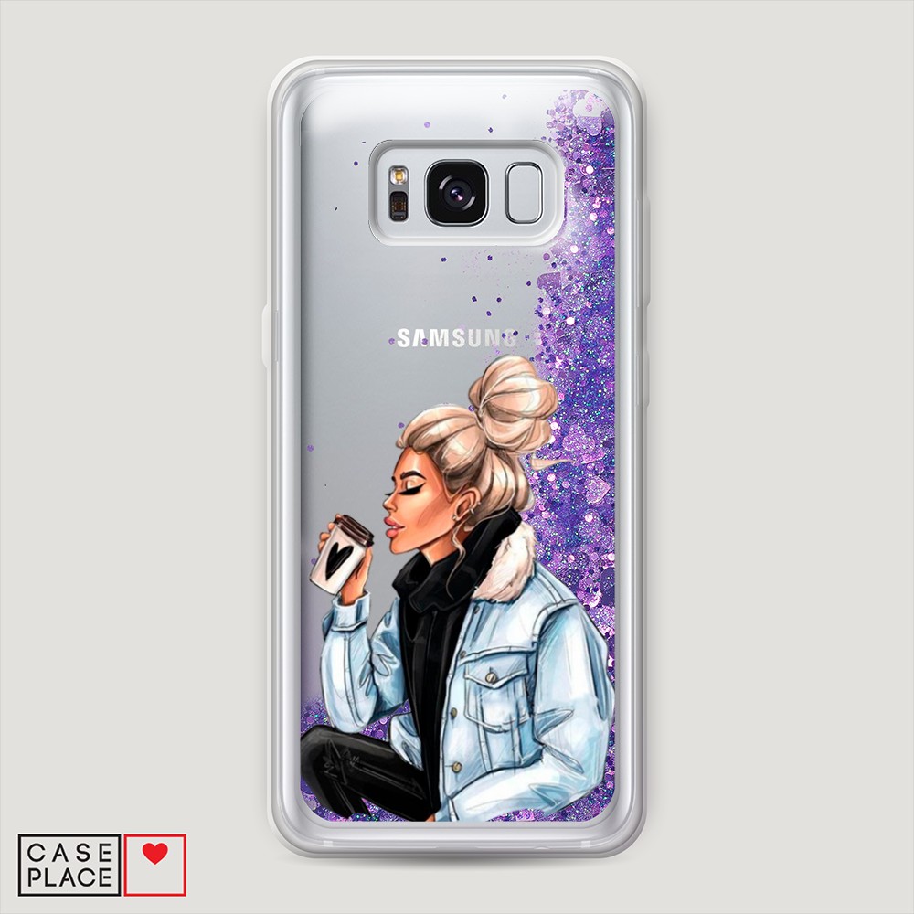 

Чехол Awog на Samsung Galaxy S8 "Cute girl", Разноцветный, 24792-1
