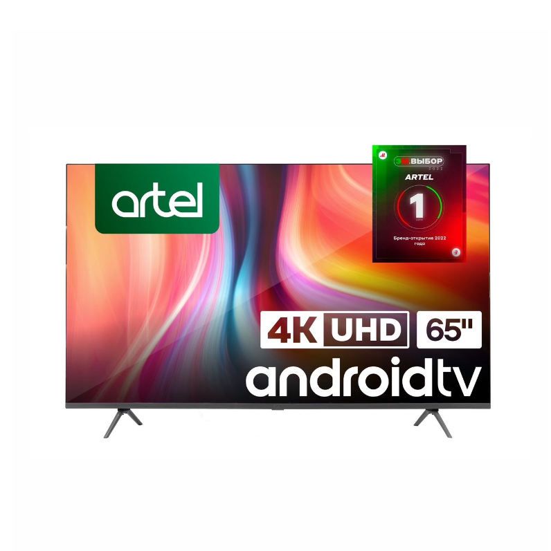 

Телевизор Artel A65LU8500, 65"(165 см), UHD 4K, Черный, A65LU8500