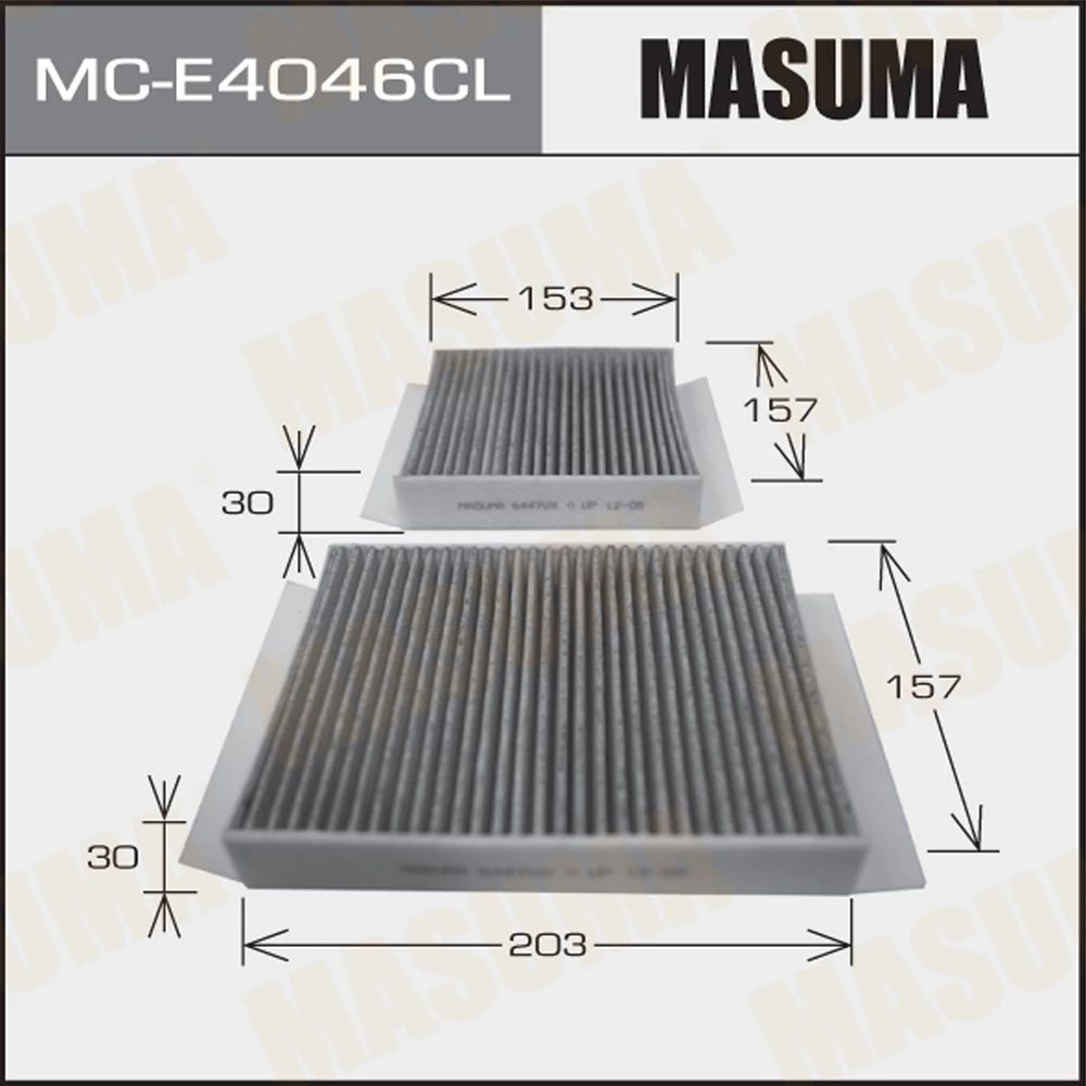 

Фильтр салона Masuma MC-E4046CL