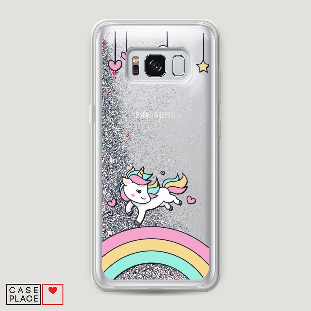 

Чехол Awog на Samsung Galaxy S8 "Единорог на радуге", Разноцветный, 24791-1