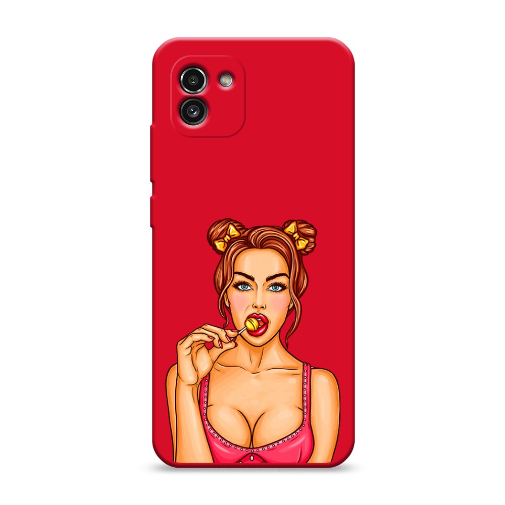 

Чехол Awog на Samsung Galaxy A03S / Самсунг A03S "Вкусный леденец", Разноцветный, 2104953-1