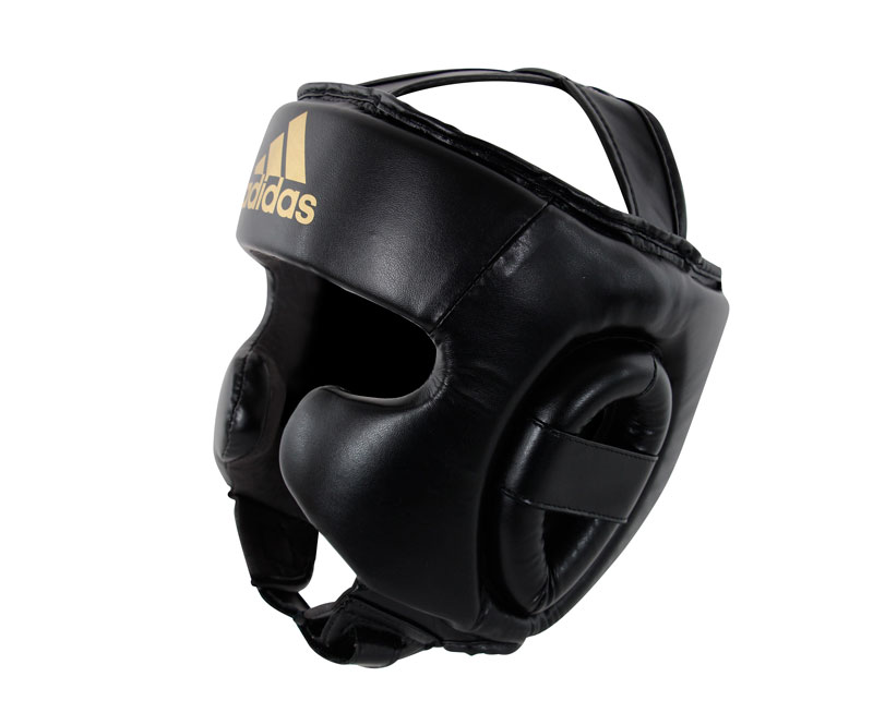 Шлем боксерский Speed Super Pro Training черно-золотой (размер S)