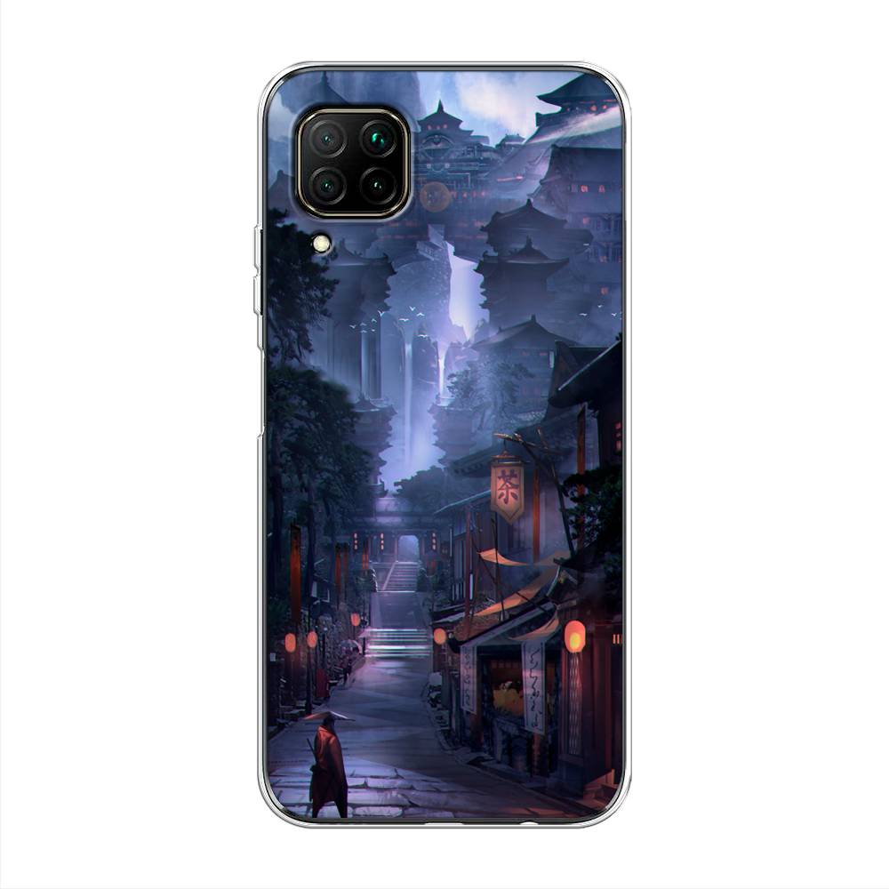 фото Чехол awog "одинокий самурай" для huawei nova 7i