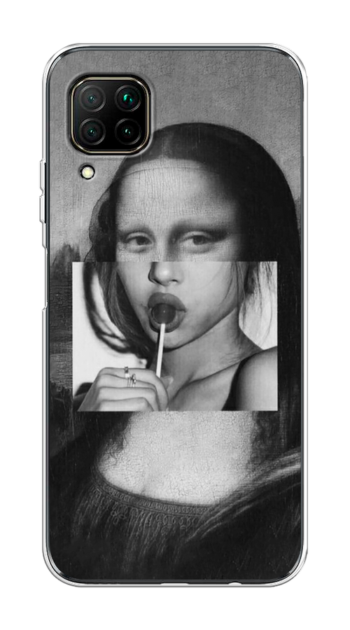 

Чехол Awog на Huawei Nova 7i "Mona Lisa sucking lollipop", Разноцветный, 611850-9