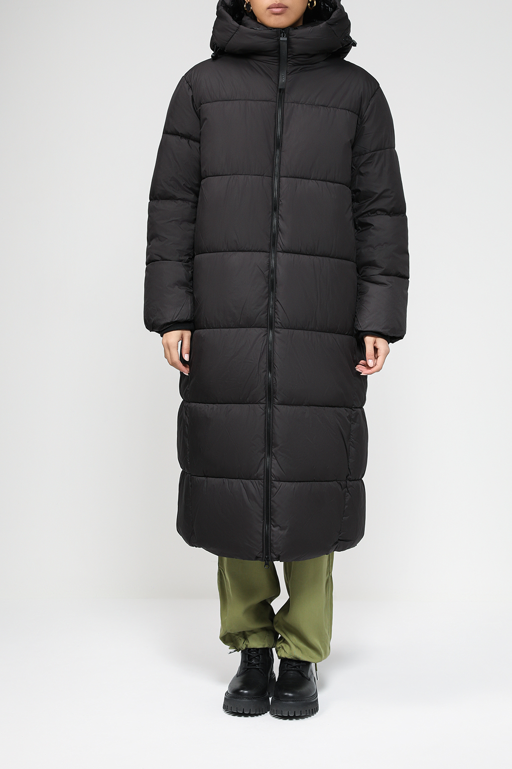 

Пальто женское Esprit Collection 093EO1G305 черное L, Черный, 093EO1G305
