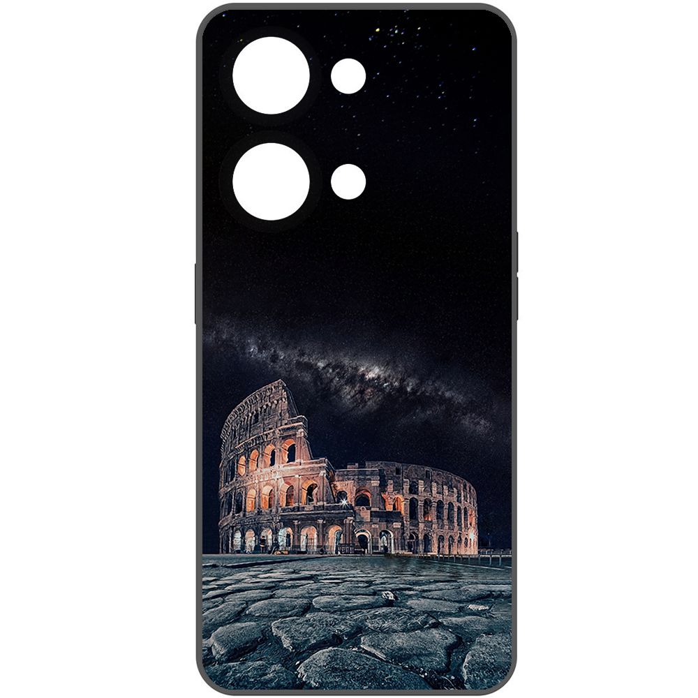 

Чехол-накладка Krutoff Soft Case Италия, Колизей для OnePlus Nord 3 5G черный
