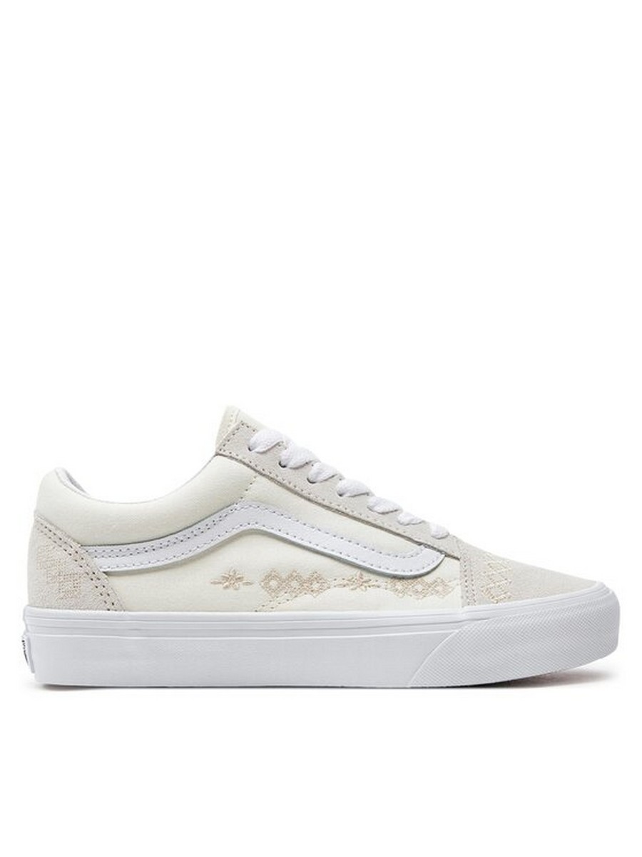 

Кеды женские Vans Old Skool VN0007NTCDA1 бежевые 36 EU, Бежевый, Old Skool VN0007NTCDA1