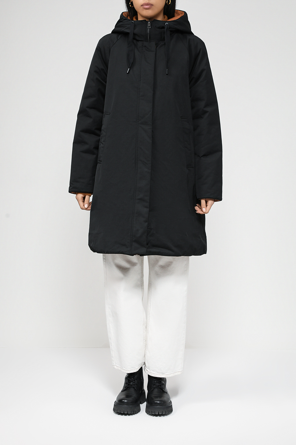 

Пальто женское Esprit Collection 093EO1G326 черное L, Черный, 093EO1G326