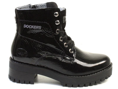 фото Ботинки женские dockers 89115 черные 40 ru