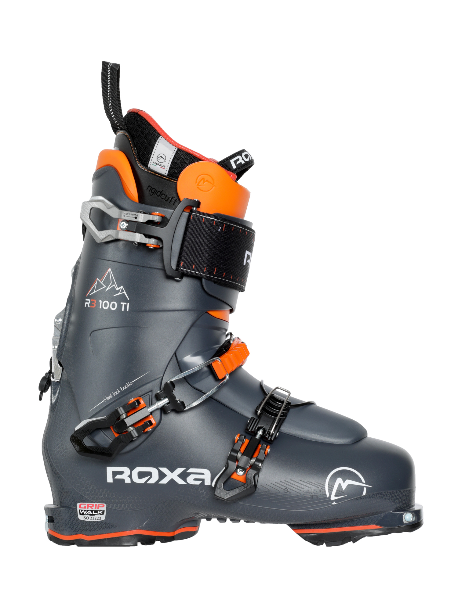 фото Горнолыжные ботинки roxa r3 100 ti anthracite/anthracite/orange (см:25,5)