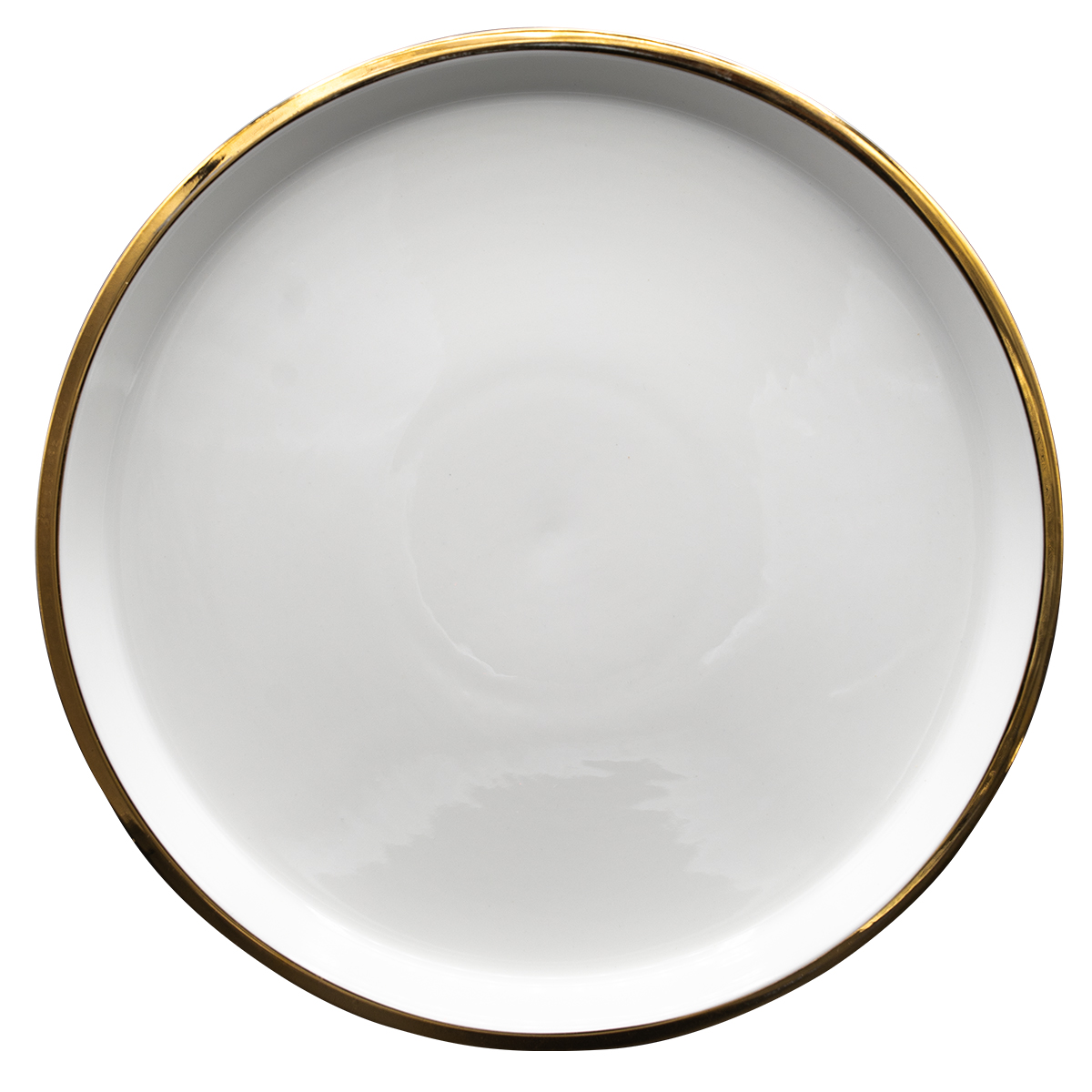 фото Сервировочная тарелка, круглая, керамическая, белый, 27х1,5х27 см, marma mm-plt-117