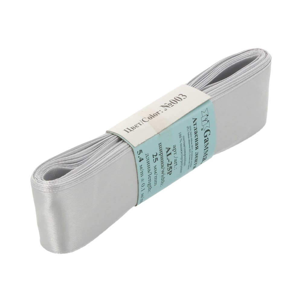 

Gamma 25 мм, 5х54 м, №003, светло-серая, 25 мм, 5х54 м, №003, светло-серая