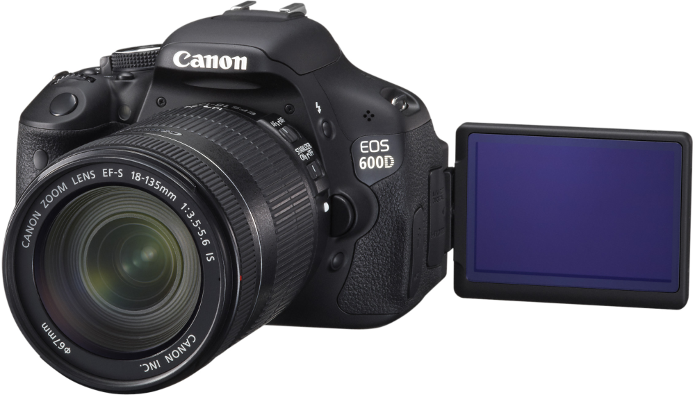 

Фотоаппарат цифровой зеркальный Canon EOS 600D Kit 18-55 IS Black, EOS 600D Kit 18-55 IS