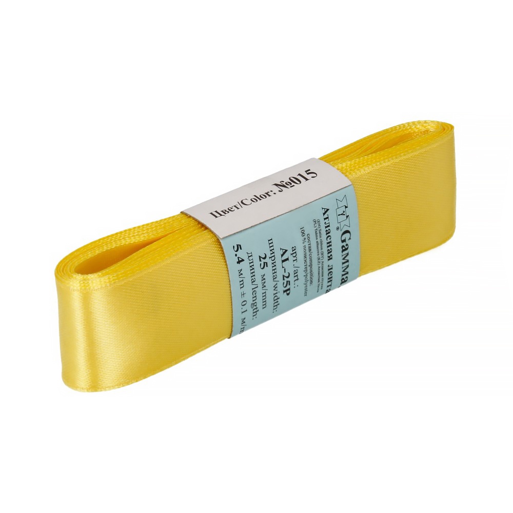 

Gamma 25 мм, 5х54 м, №015, желтая, 25 мм, 5х54 м, №015, желтая