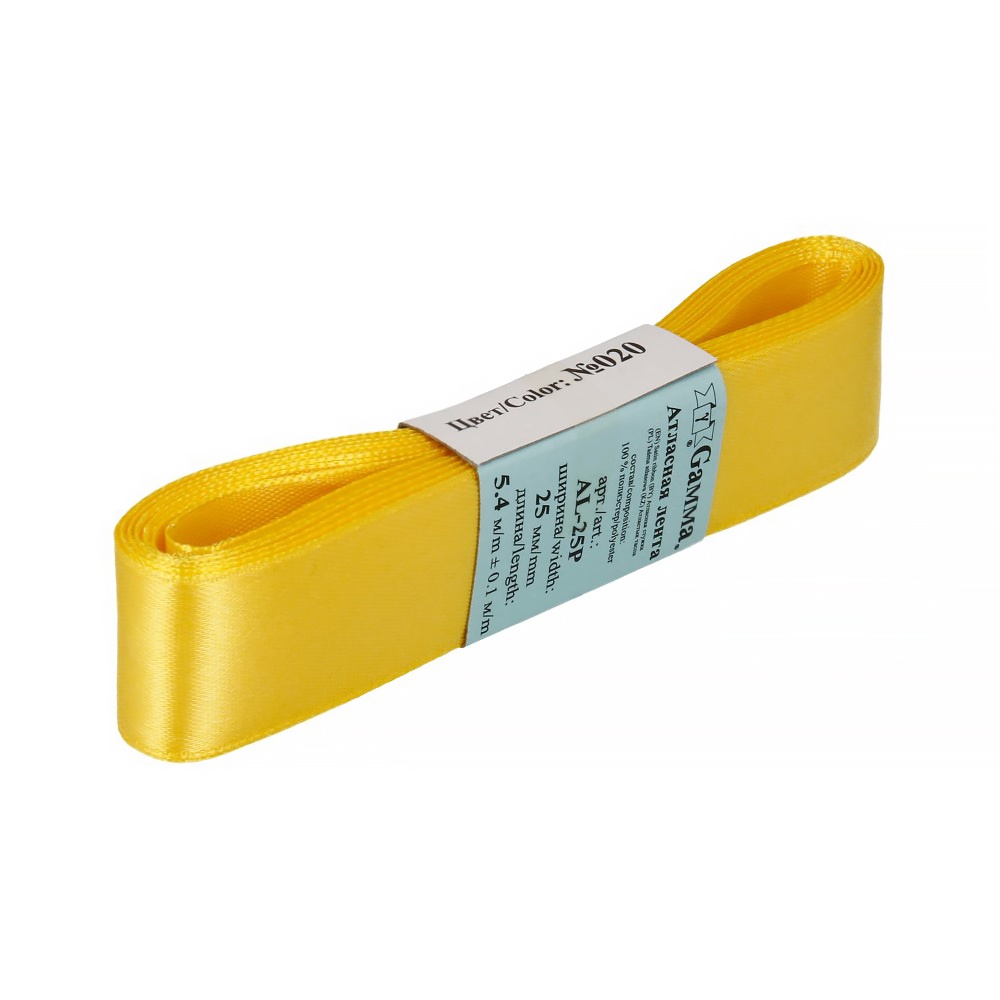 

Gamma 25 мм, 5х54 м, №020, желтая, 25 мм, 5х54 м, №020, желтая