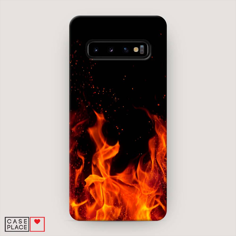 

Пластиковый чехол "Все в огне" на Samsung Galaxy S10, 27020-3