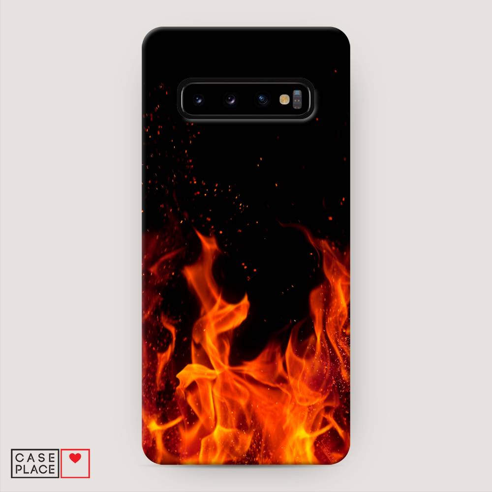 

Пластиковый чехол "Все в огне" на Samsung Galaxy S10 +, 27120-3