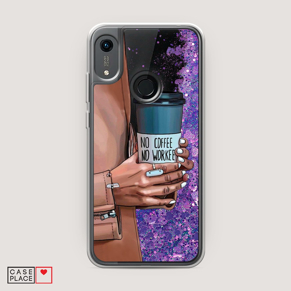 

Чехол Awog на Honor 8a/Y6 2019/Huawei Y6s "No coffee", Разноцветный, 68792-1