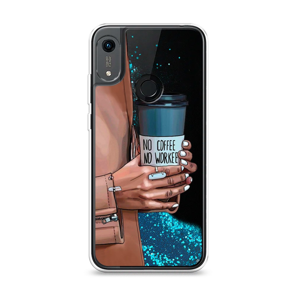 

Чехол Awog на Honor 8A/8A Pro/Huawei Y6s/Y6 2019 "No coffee", Разноцветный, 68793-1