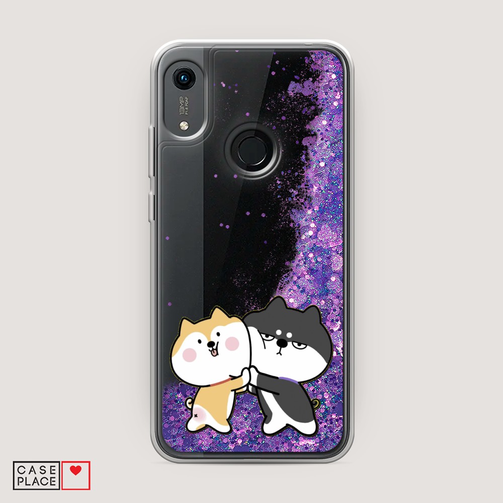 

Чехол Awog на Honor 8a/Y6 2019/Huawei Y6s "Обнимашки акита", Разноцветный, 68792-1