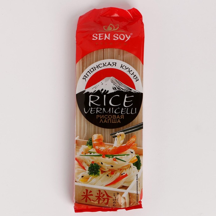 Лапша Sen Soy рисовая rice vermicelli 300 г