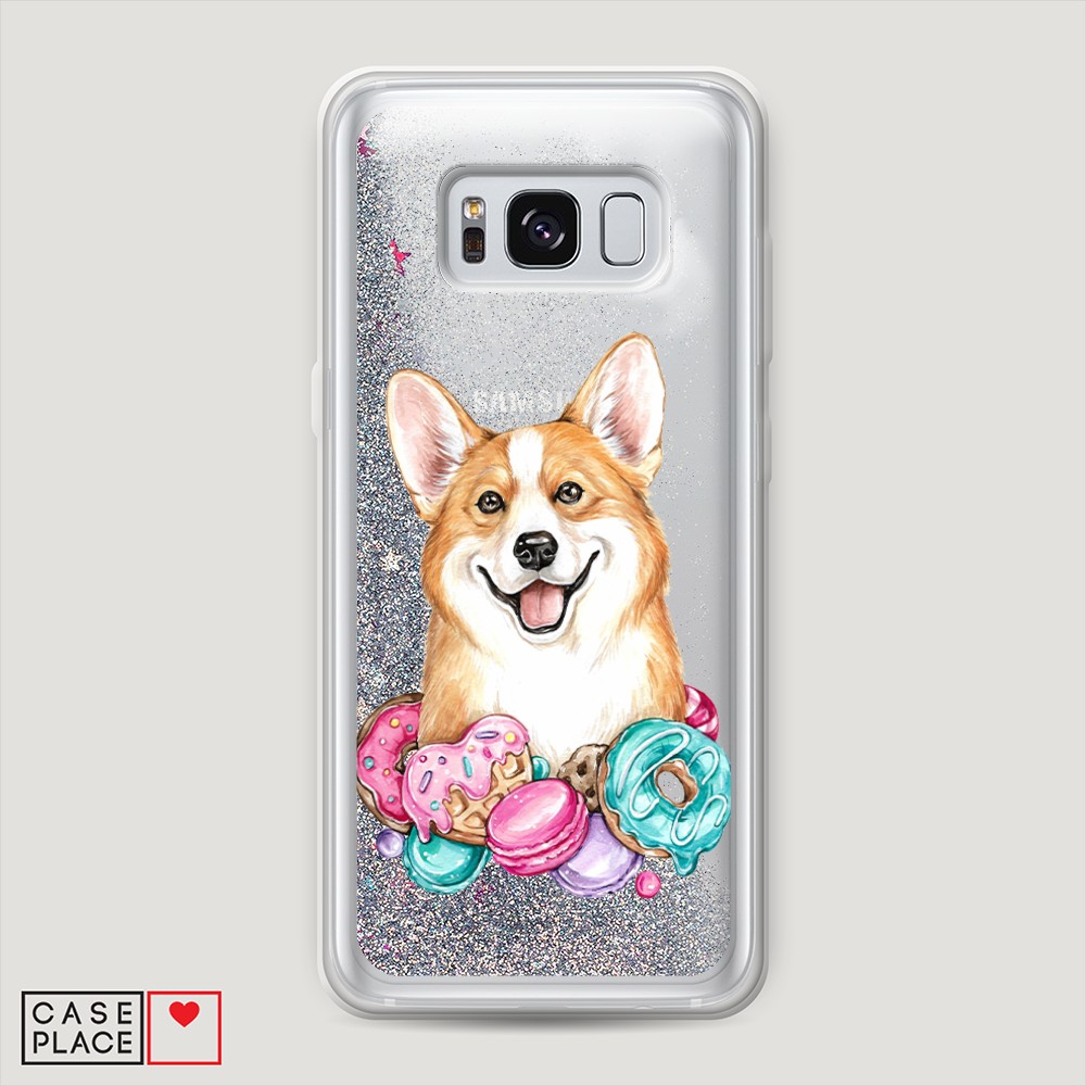 

Чехол Awog на Samsung Galaxy S8 "Корги и сладости", Разноцветный, 24791-1