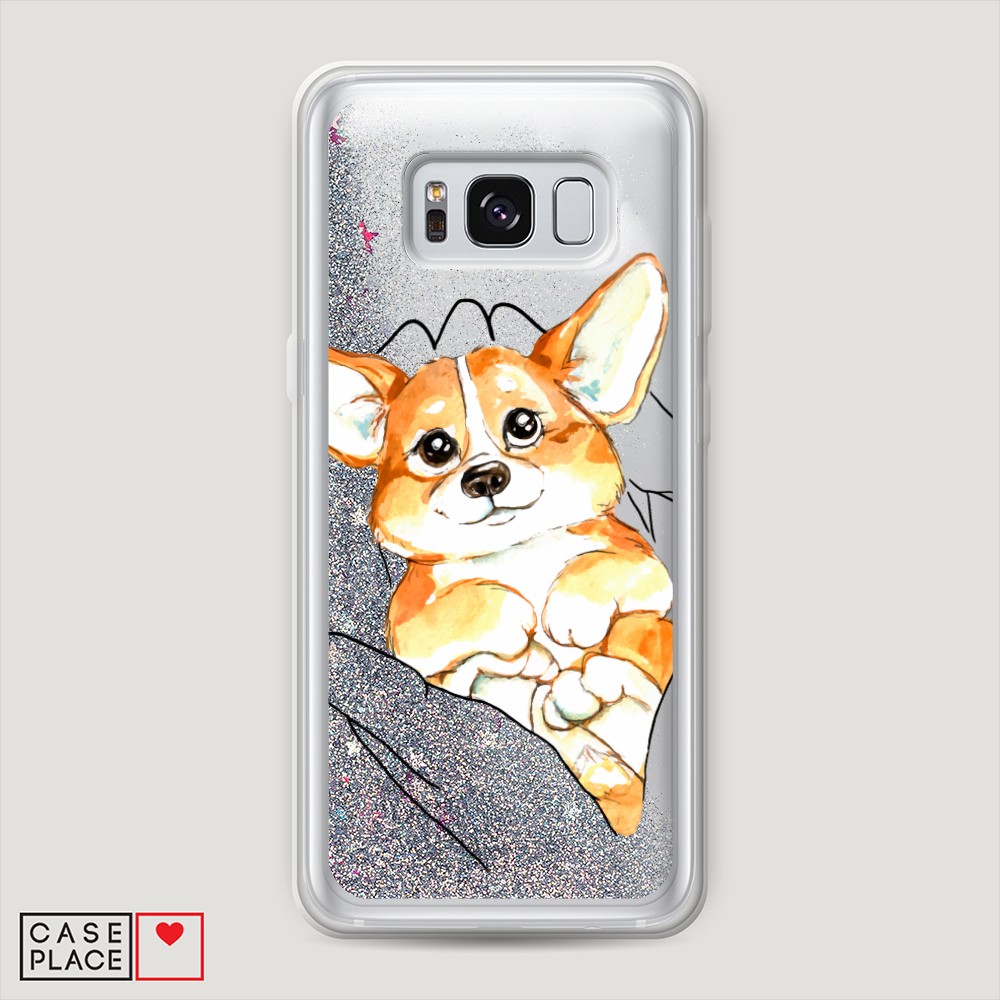 

Чехол Awog на Samsung Galaxy S8 "Корги в ладошках", Разноцветный, 24791-1