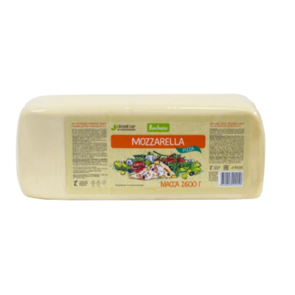 

Сыр полутвердый Bonfesto Mozzarella Pizza 42% БЗМЖ