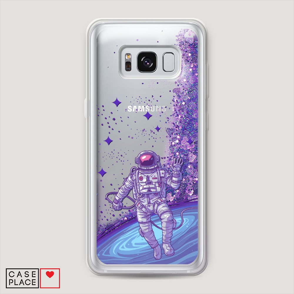 

Чехол Awog на Samsung Galaxy S8 "Космонавт в открытом космосе", Разноцветный, 24792-1