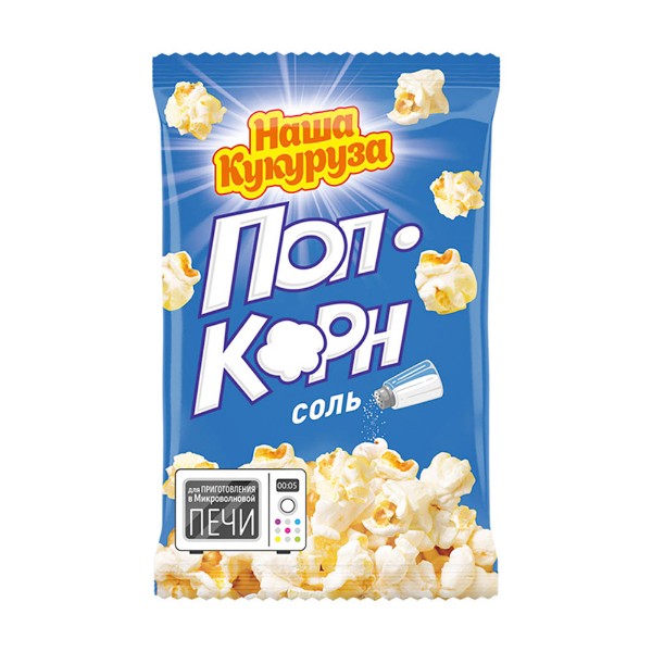 

Попкорн Наша кукуруза с солью 70 г