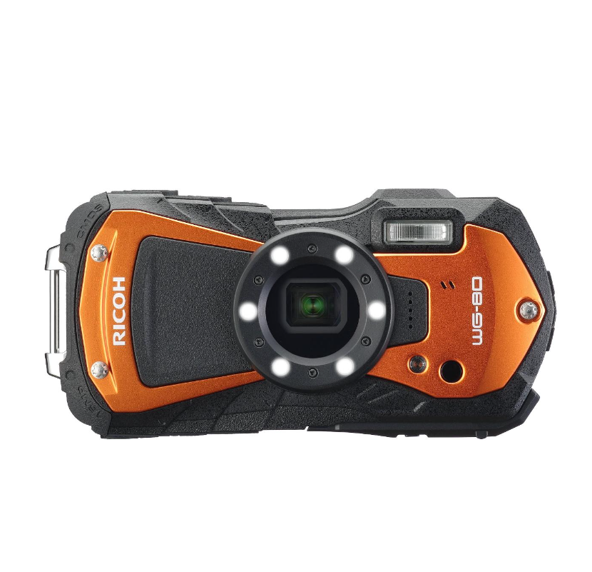 

Фотоаппарат компактный Ricoh WG-80 Orange оранжевый, WG-80 Orange