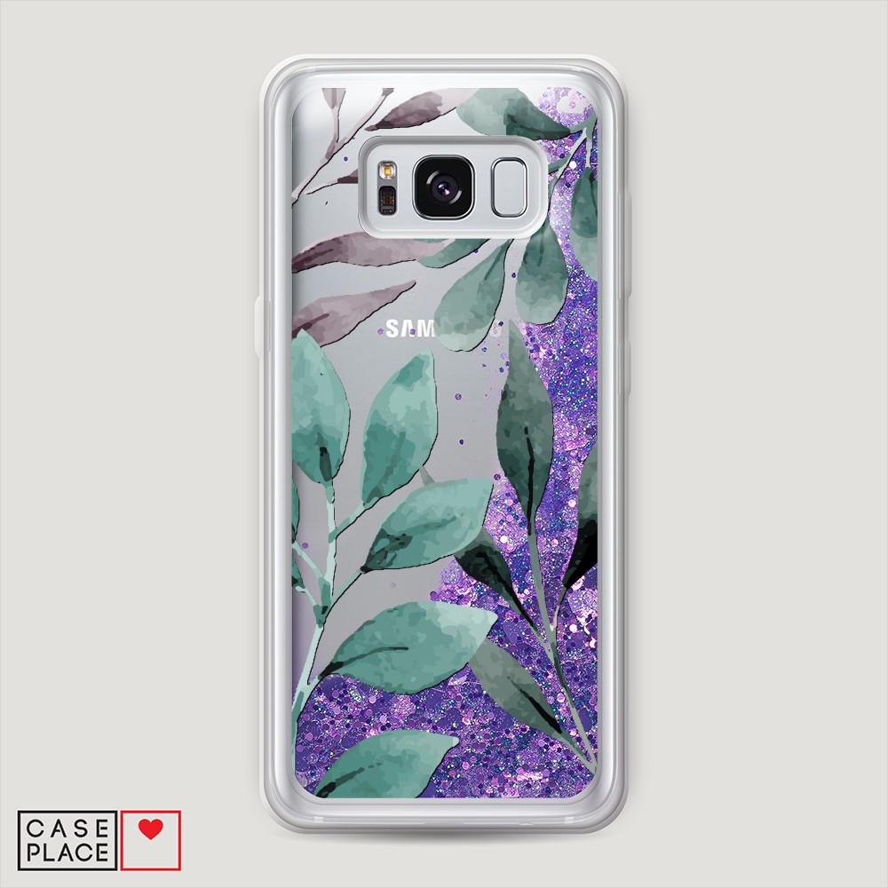 

Чехол Awog на Samsung Galaxy S8 "Листы цветов", Разноцветный, 24792-1