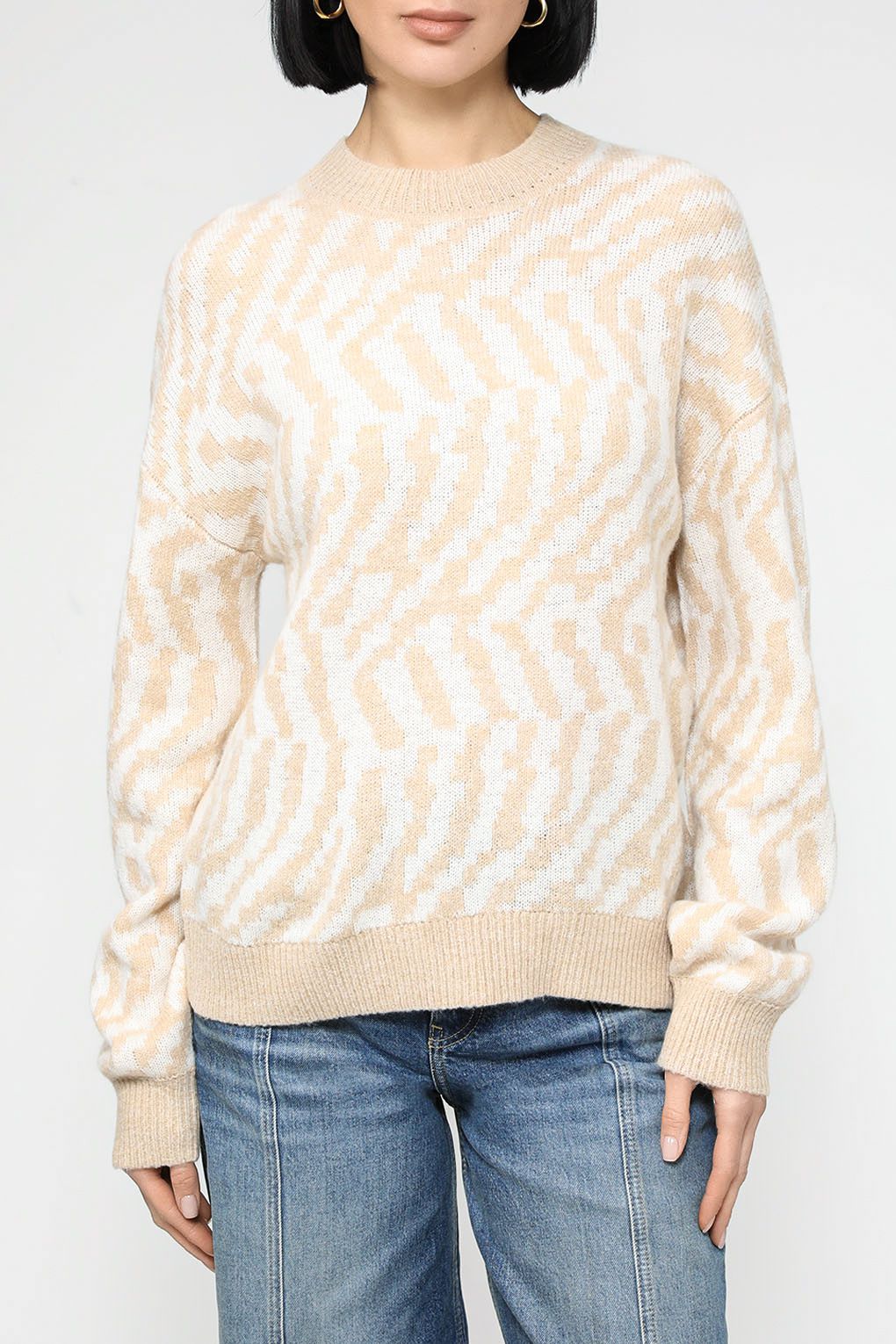 

Джемпер женский Esprit Collection 093EO1I313 бежевый S, 093EO1I313
