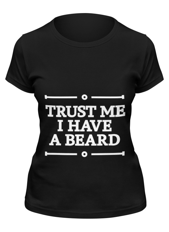 

Футболка женская Printio Trust me черная M, Черный, Trust me