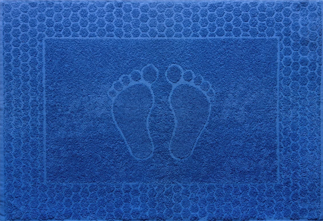 Полотенце махровое Ножки синий (50х70)